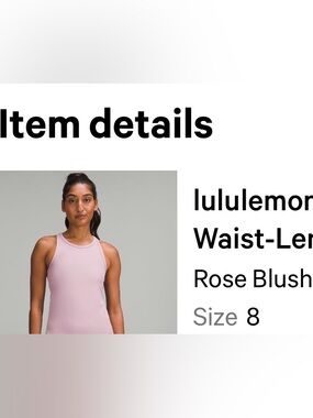 Lululemon Align Waist-Length Racerback Tank
